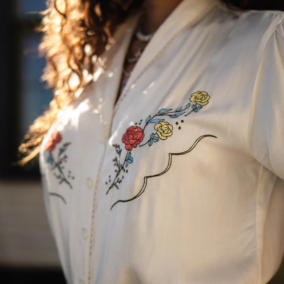 Prairie Rose Lace Blouse - Image 3